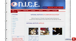 Desktop Screenshot of niceedu.in
